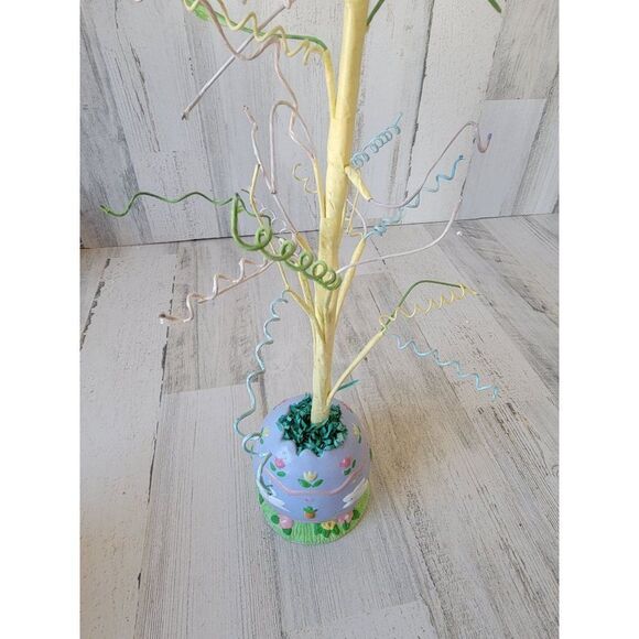 Easter Bunny ornament Tree floral spring home decor - Picture 2 of 10